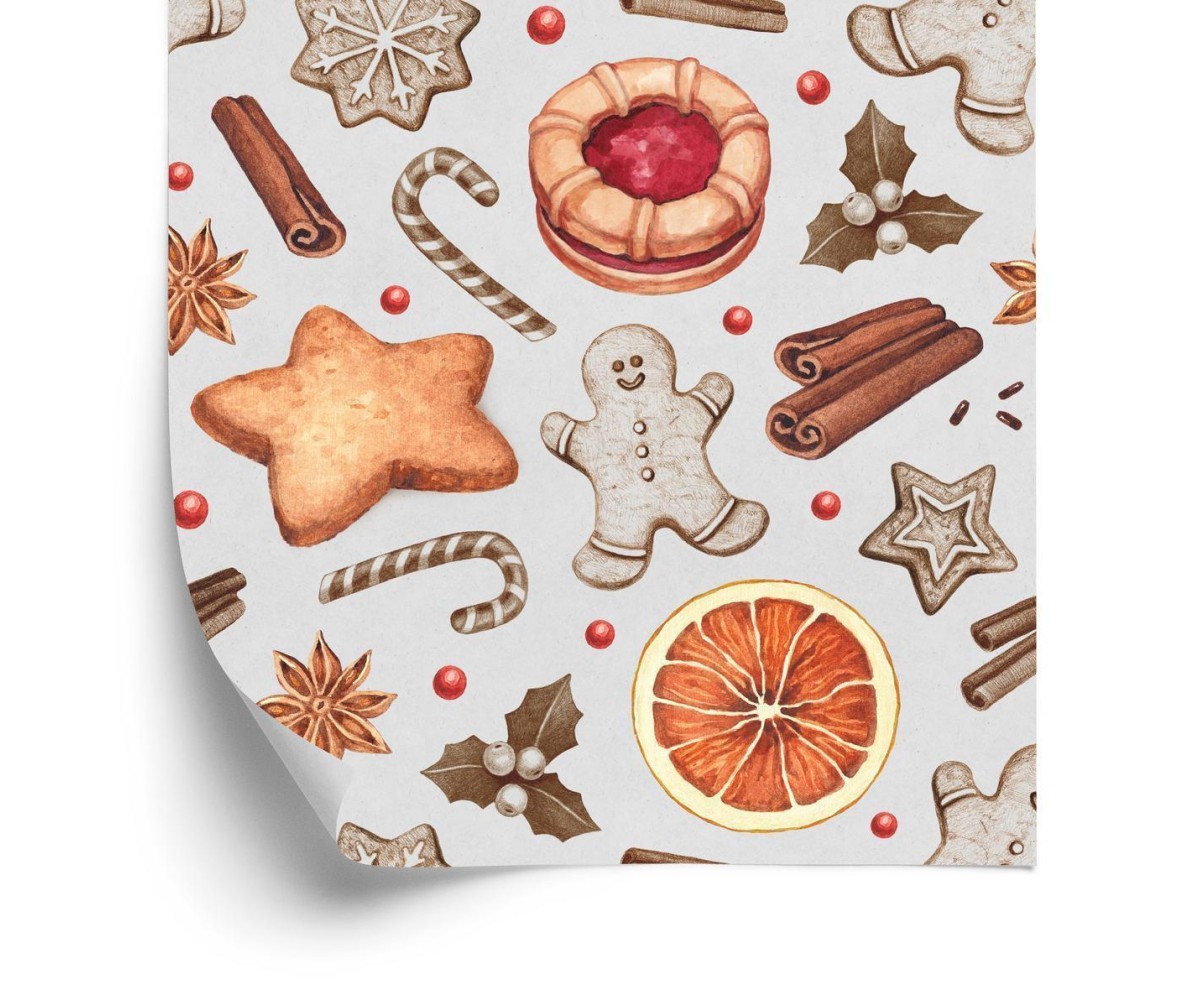 Tapete Lebkuchen Kekse