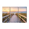 Mehrteiliges Bild Nordseemole 3D