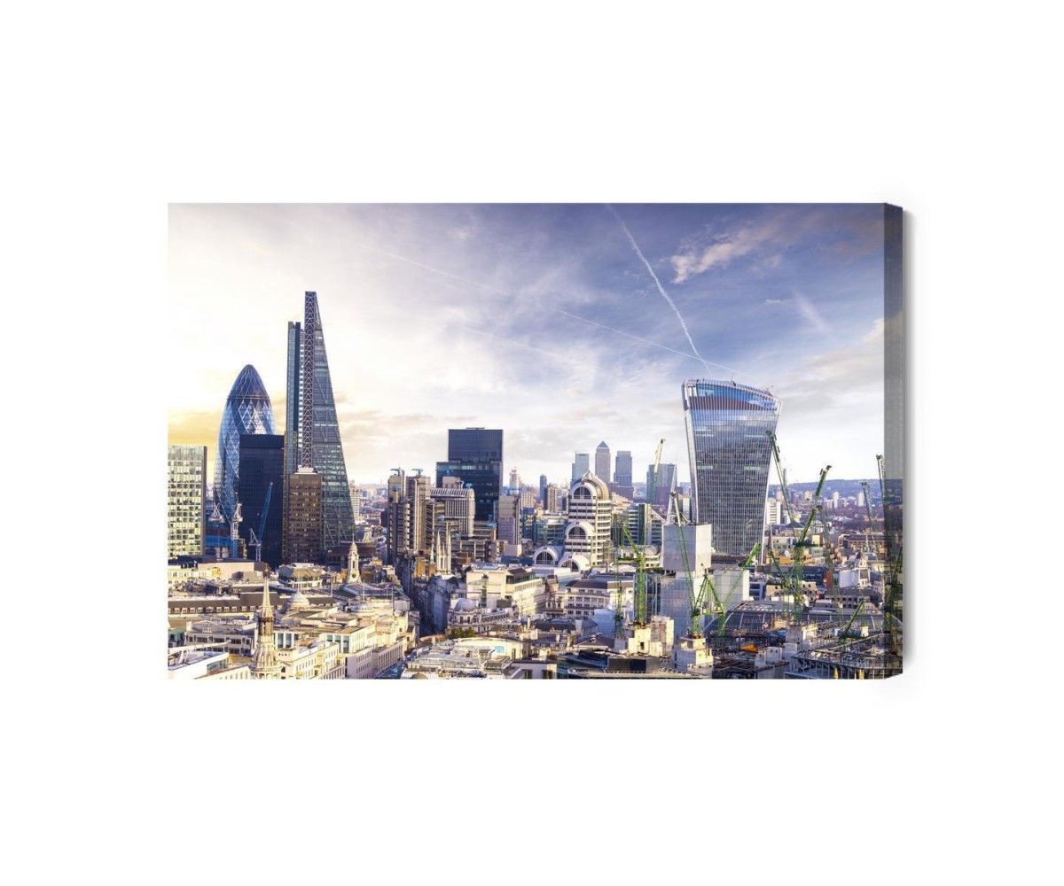 Leinwandbild Ein Modernes Londoner Viertel