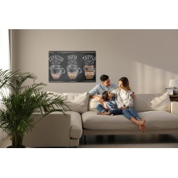 Leinwandbild Vintage-Espresso-Kaffee