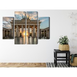 Mehrteiliges Bild Brandenburger Tor In Berlin