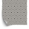 Tapete Geometrisch - Würfel Und Diamanten