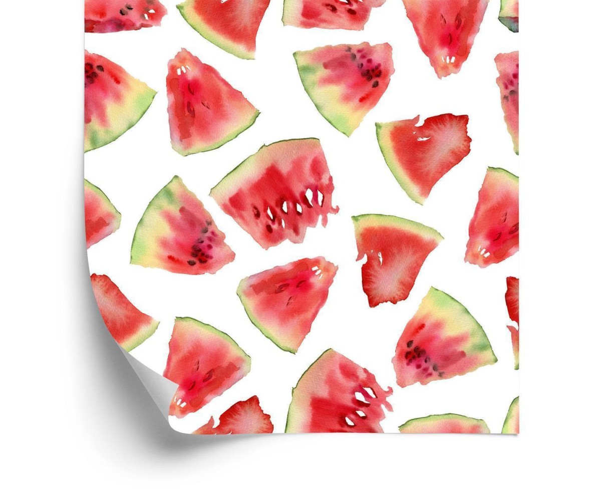 Tapete Wassermelonen Für Die Esszimmerküche