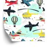 Tapete Flugzeuge  Hubschrauber Und Luftballons