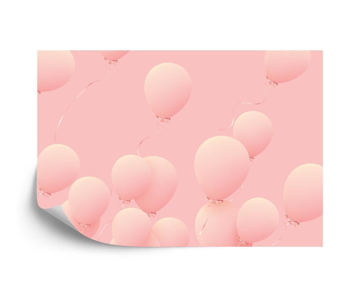 Fototapete Rosa Ballons