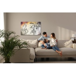 Leinwandbild Pferde Wie Gemalt