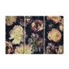 Mehrteiliges Bild Ein Bunter Blumenstrauß Im Vintage-Stil