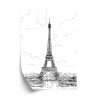 Poster Eiffelturm - Skizze