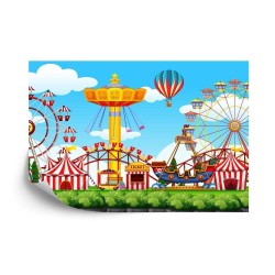 Fototapete Für Kinder - Vergnügungspark 60X90
