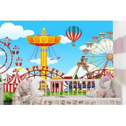 Fototapete Für Kinder - Vergnügungspark 60X90
