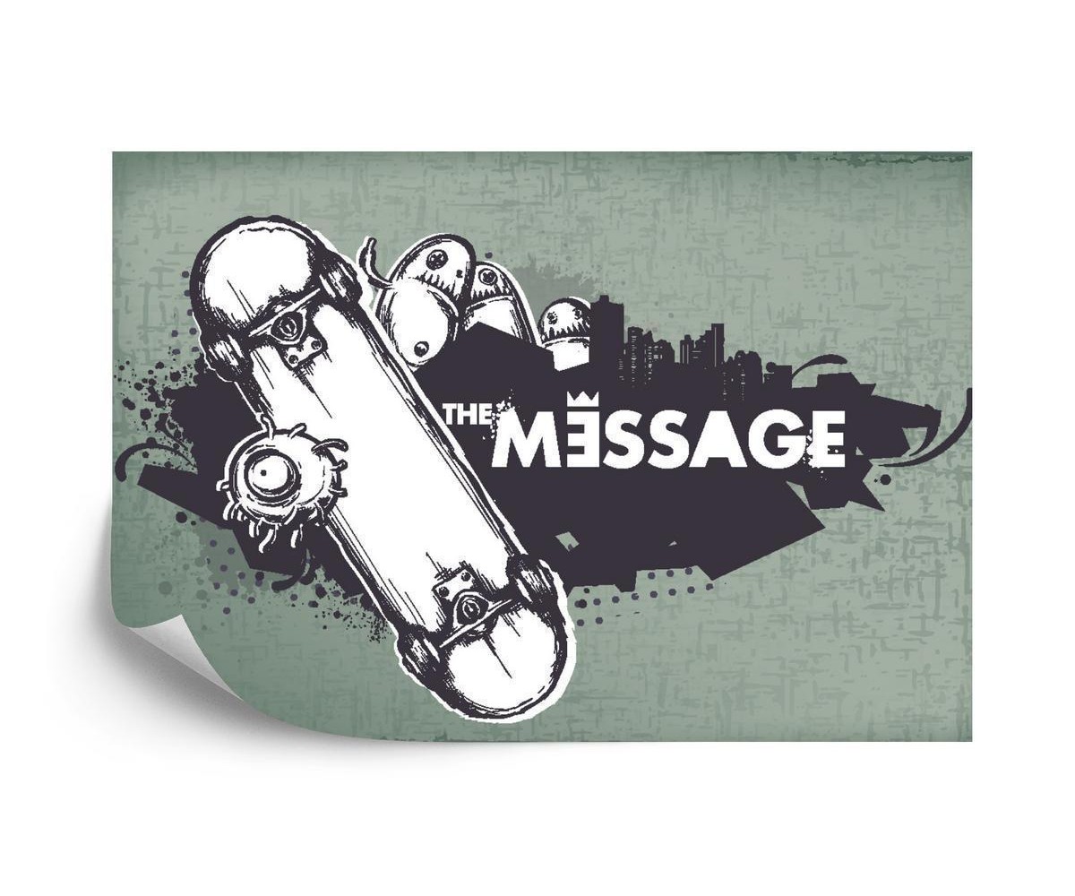 Fototapete Skateboarding-Graffiti-Stil Ve90-60