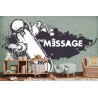 Fototapete Skateboarding-Graffiti-Stil Ve90-60