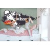Fototapete Skateboarding-Graffiti-Stil Ve90-60