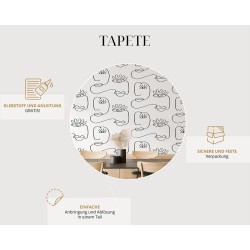 Tapete Oldtimer-Roller