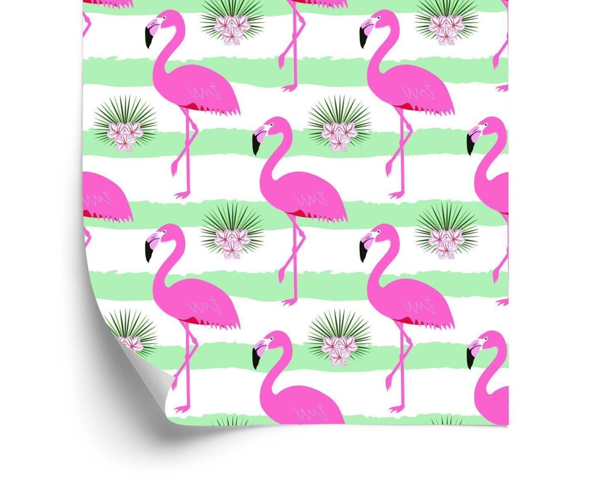 Tapete Für Kinder - Rosa Flamingos