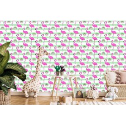 Tapete Für Kinder - Rosa Flamingos