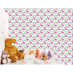 Tapete Für Kinder - Rosa Flamingos