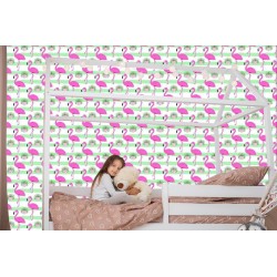 Tapete Für Kinder - Rosa Flamingos