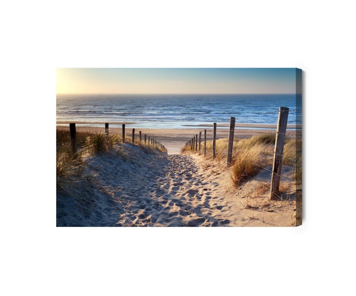 Leinwandbild Strand  Nordsee