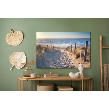Leinwandbild Strand  Nordsee