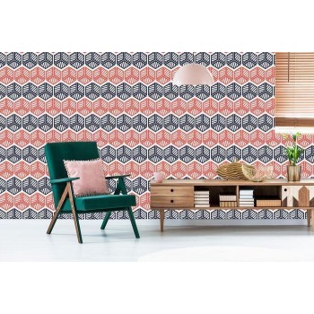 Tapete Bunte Geometrische Muster