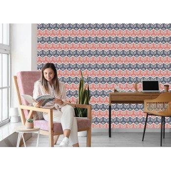 Tapete Bunte Geometrische Muster