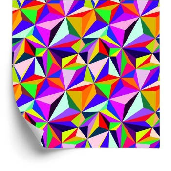 Tapete Bunte Geometrische Muster