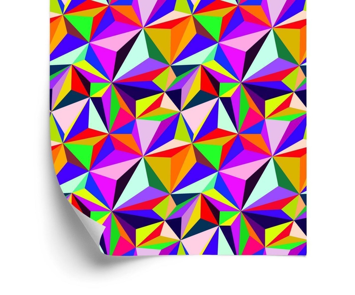 Tapete Bunte Geometrische Muster