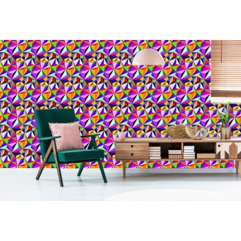 Tapete Bunte Geometrische Muster