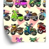 Tapete Bunte Roller