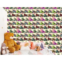 Tapete Bunte Roller