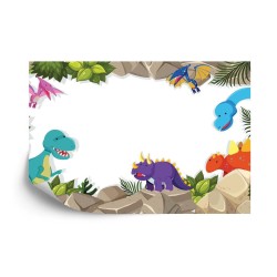 Fototapete Dinosaurier Auf Den Felsen