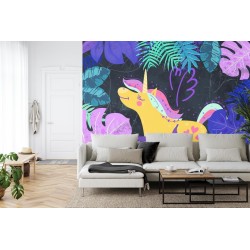 Fototapete Ula La Unicornio Nachtwald