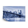 Fototapete Brooklyn Bridge Nyc In Blau