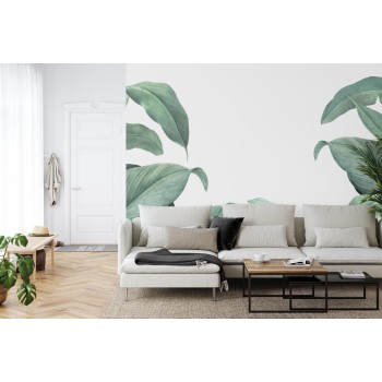 Fototapete Tropical Leaves Frame