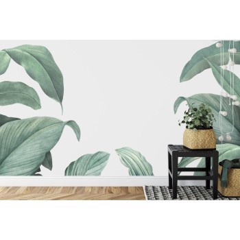 Fototapete Tropical Leaves Frame