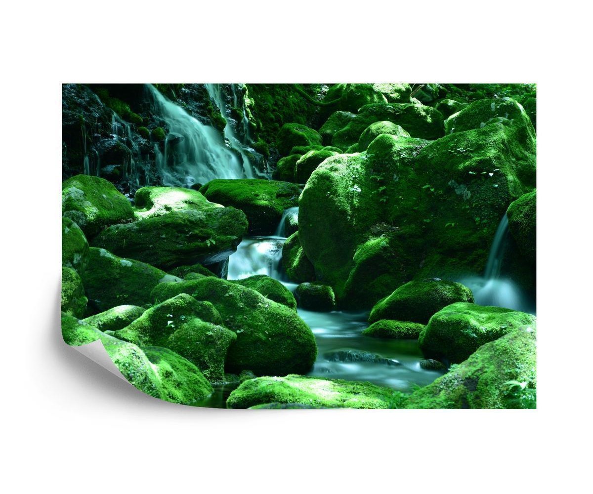 Fototapete Wasserfall Der Felsen
