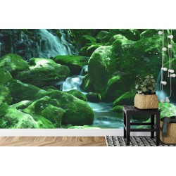 Fototapete Wasserfall Der Felsen