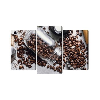 Mehrteiliges Bild Zutaten Für Die Kaffeezubereitung