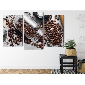 Mehrteiliges Bild Zutaten Für Die Kaffeezubereitung