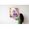 Poster Leuchtendes Einhorn Im Wald