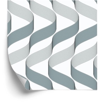 Tapete Geometrisch - Moderne Wellen