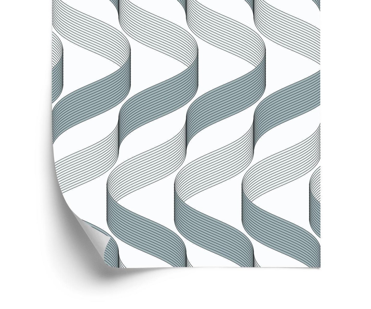 Tapete Geometrisch - Moderne Wellen