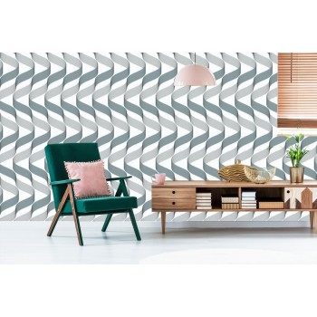Tapete Geometrisch - Moderne Wellen