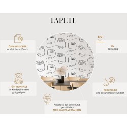 Tapete Sterne In Grautönen