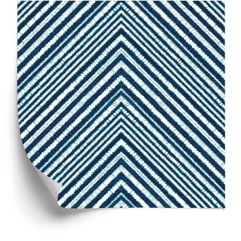 Tapete Geometrisch - Retro-Zickzacke