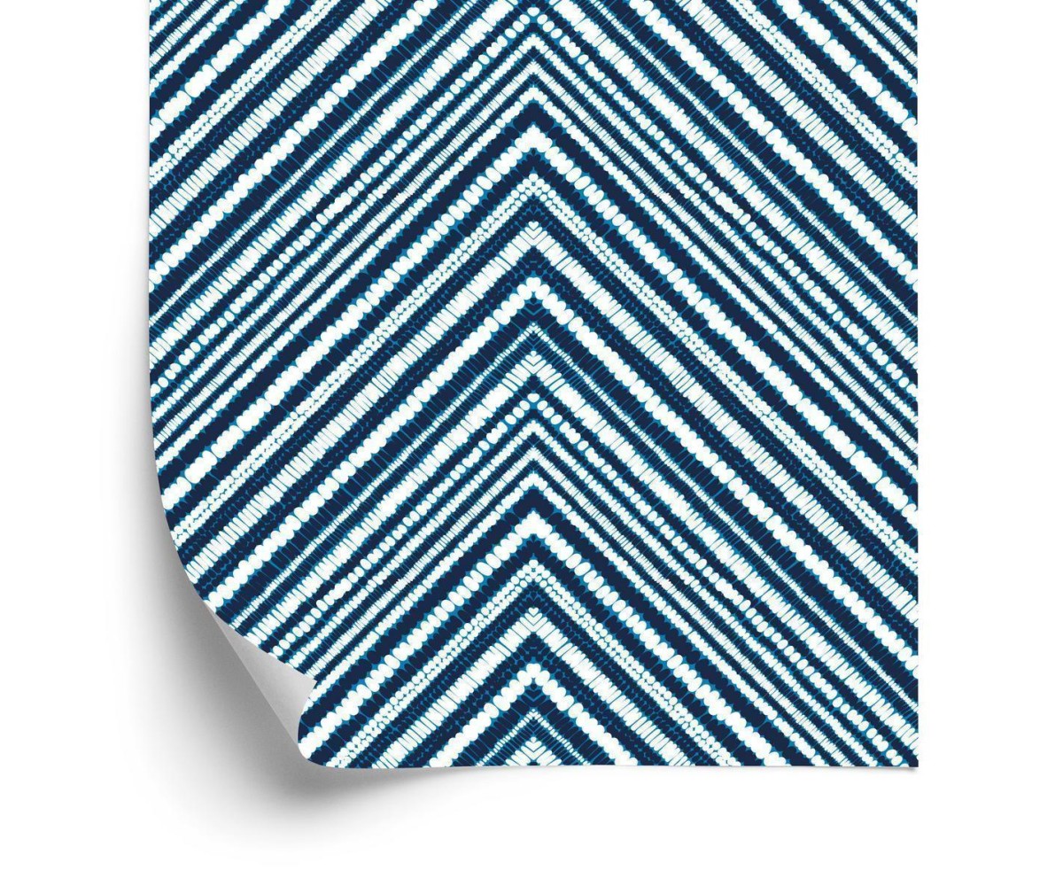 Tapete Geometrisch - Retro-Zickzacke