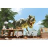Fototapete Großer T-Rex-Dinosaurier Und Die Palme