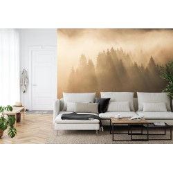 Fototapete Nebliger Wald
