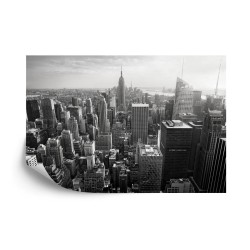 Fototapete Empire State View In Schwarz-Weiß